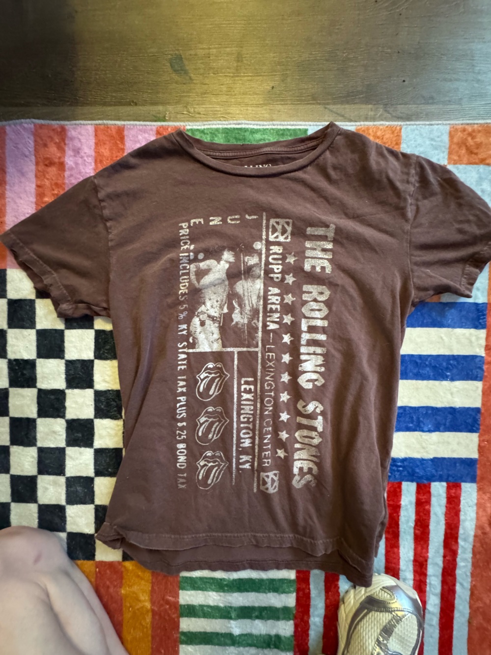 Lucky Brand Brown The Rolling Stones Graphic Tee - woMen's Short Sleeve